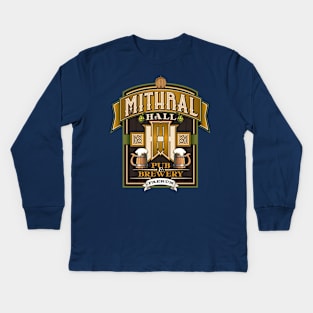 Mithral Hall Pub & Brewery Kids Long Sleeve T-Shirt